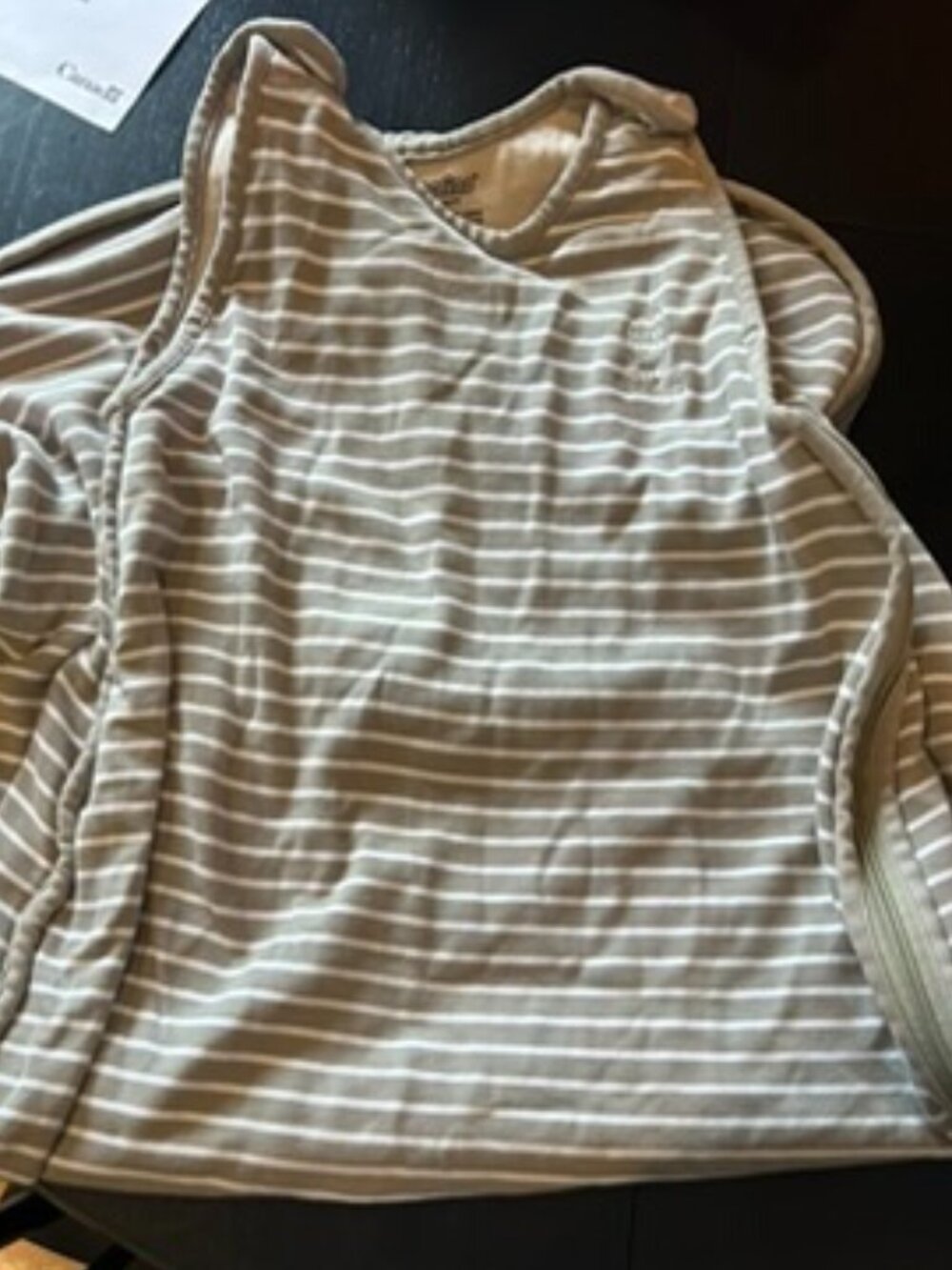 🌙🖤 Woolino Ultimate Sleep Sack – Striped – 2–4Y 🖤🌙